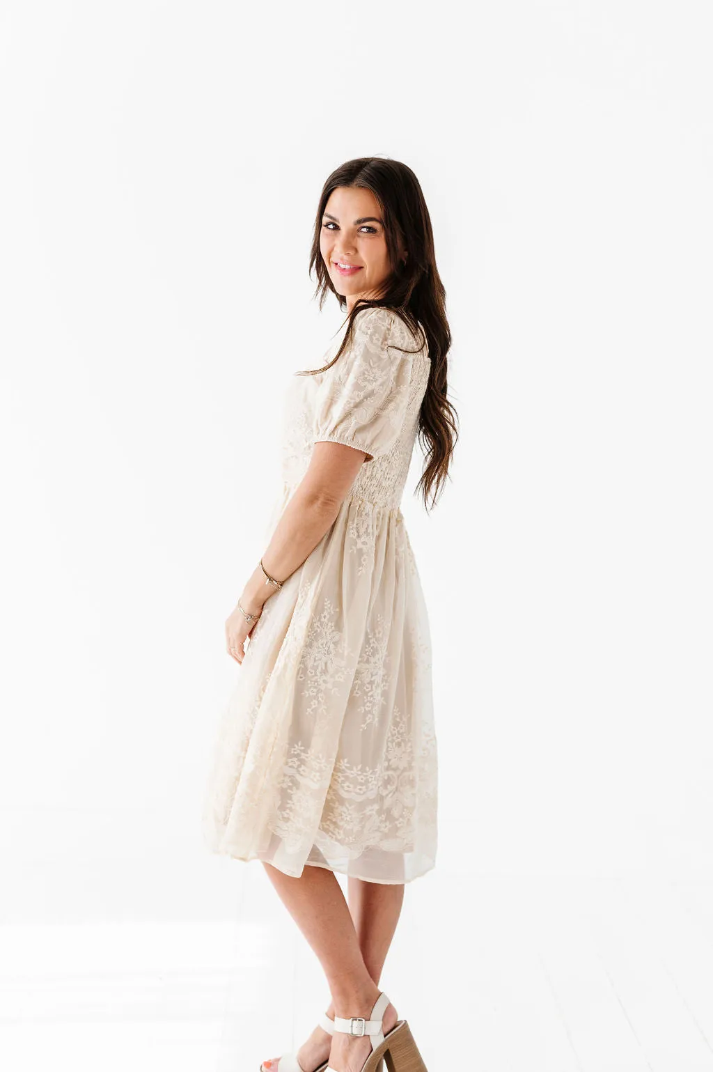 Missy Embroidered Dress