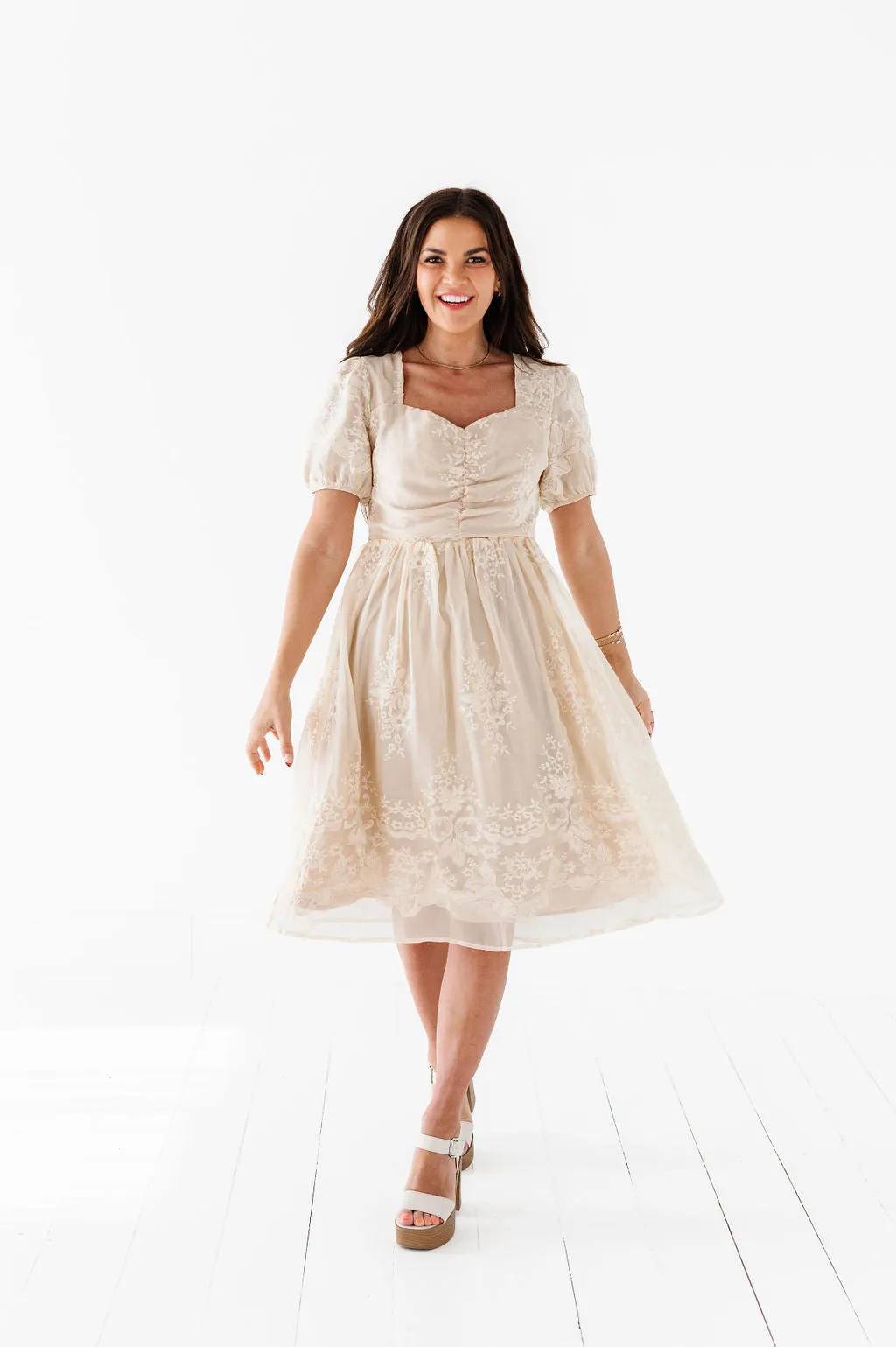 Missy Embroidered Dress