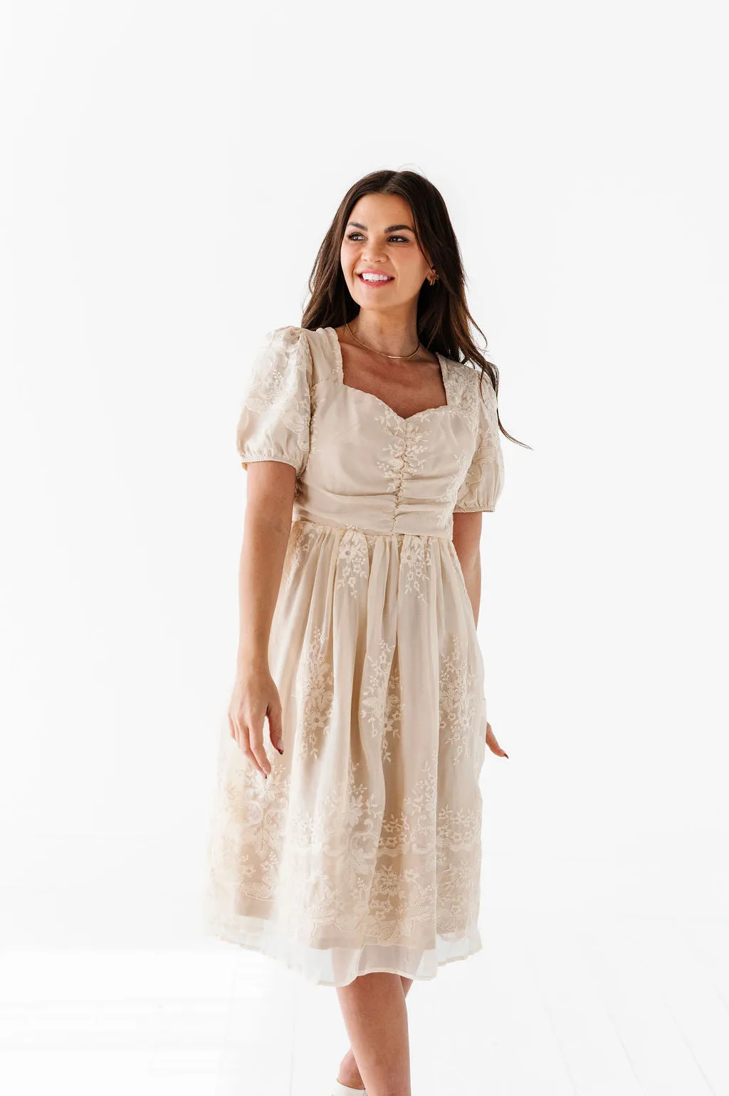Missy Embroidered Dress