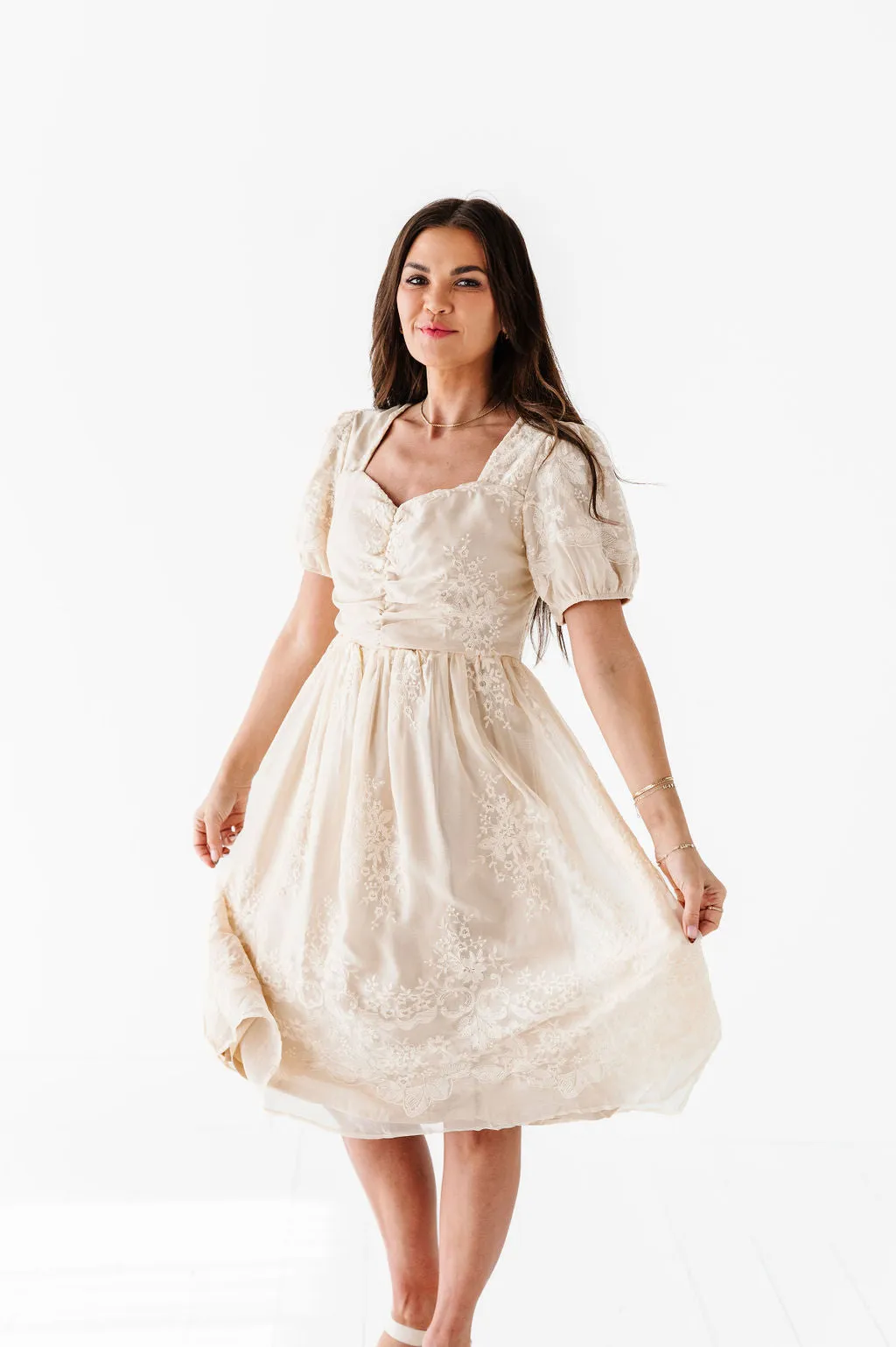 Missy Embroidered Dress