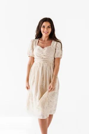 Missy Embroidered Dress