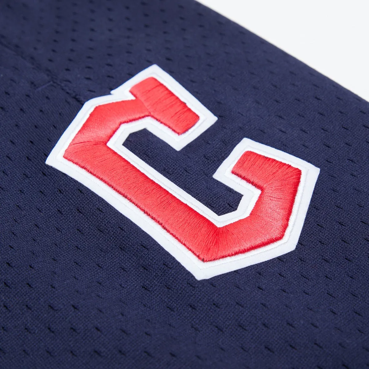 MLB CLEVELAND GUARDIANS MEN'S MESH SHORT (MIDNIGHT NAVY/RED)