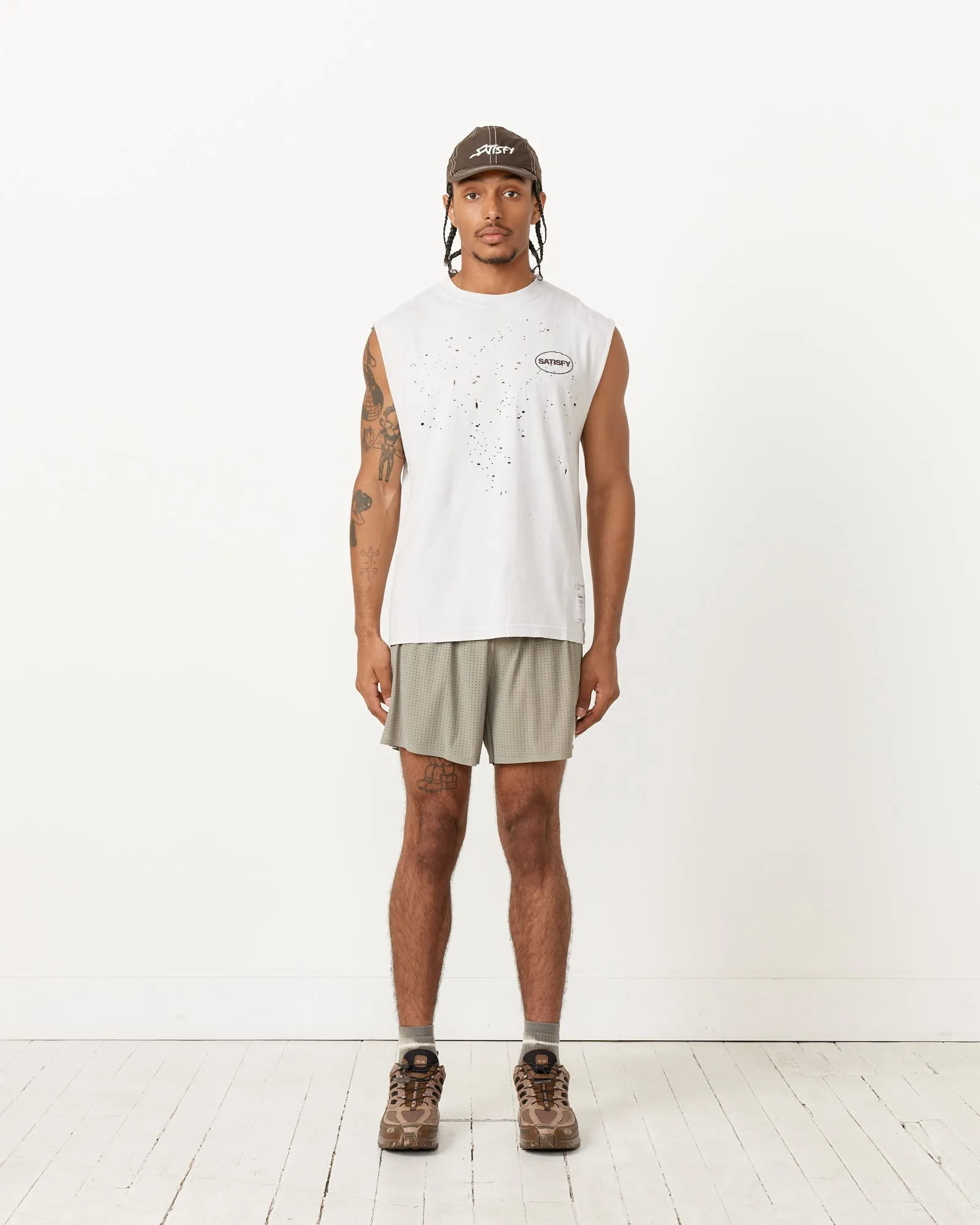 MothTech Muscle Tee in Aged Lunar Rock