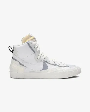 NIKE X SACAI MID BLAZER WHITE WOLF GREY