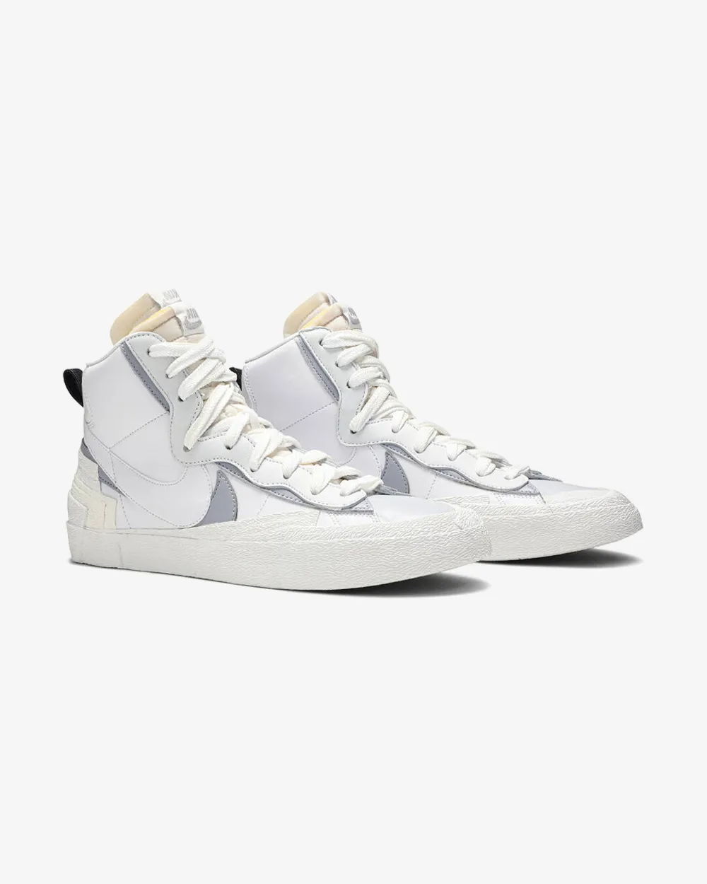 NIKE X SACAI MID BLAZER WHITE WOLF GREY