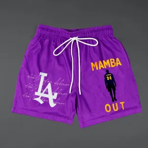No Me Basketball Print Mesh Shorts