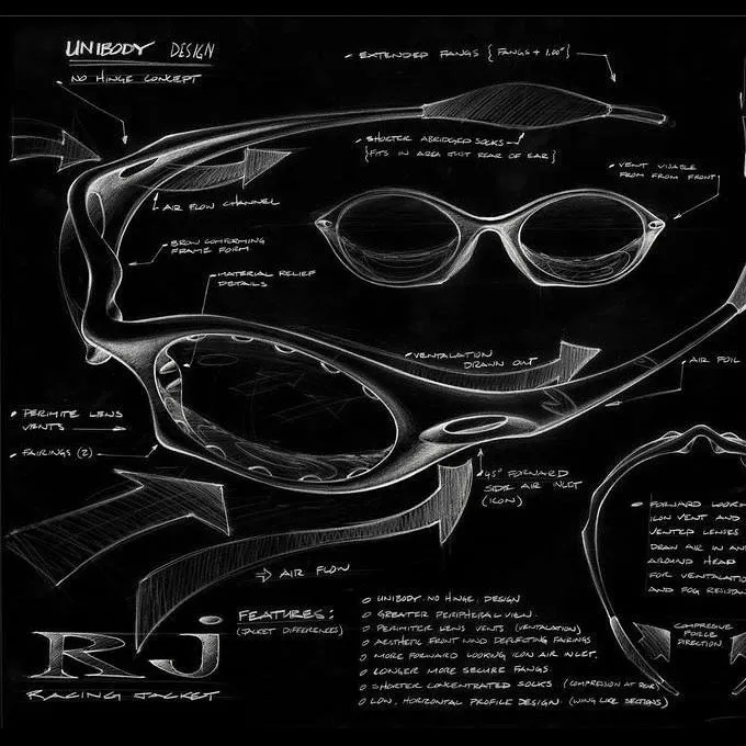 Oakley Racing Jacket Gen 1 FMJ Platinum/Gold Iridium