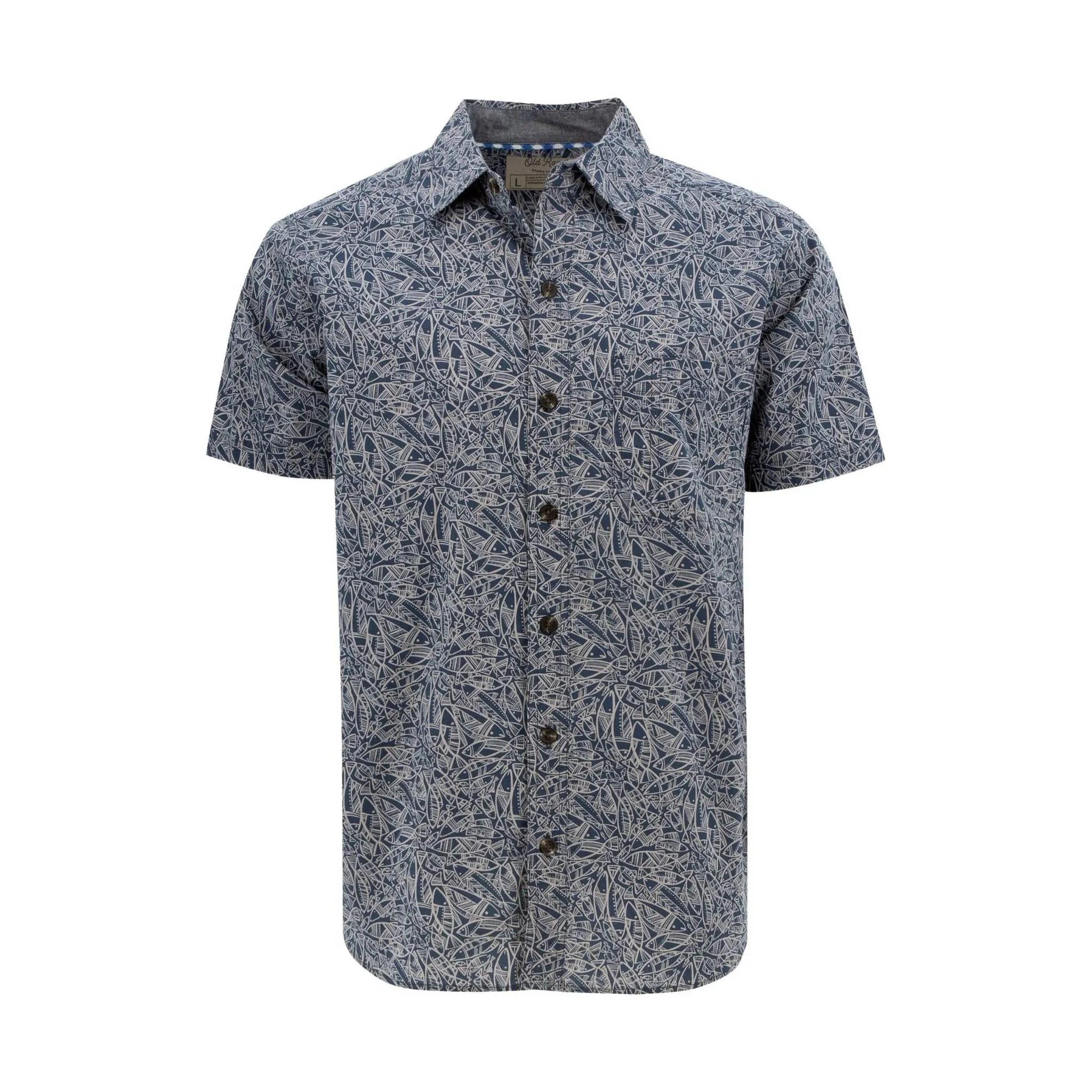 Old Ranch Men's Marin Shirt - Dark Denim - ONLINE STORE CREDIT/EXCHANGE ONLY