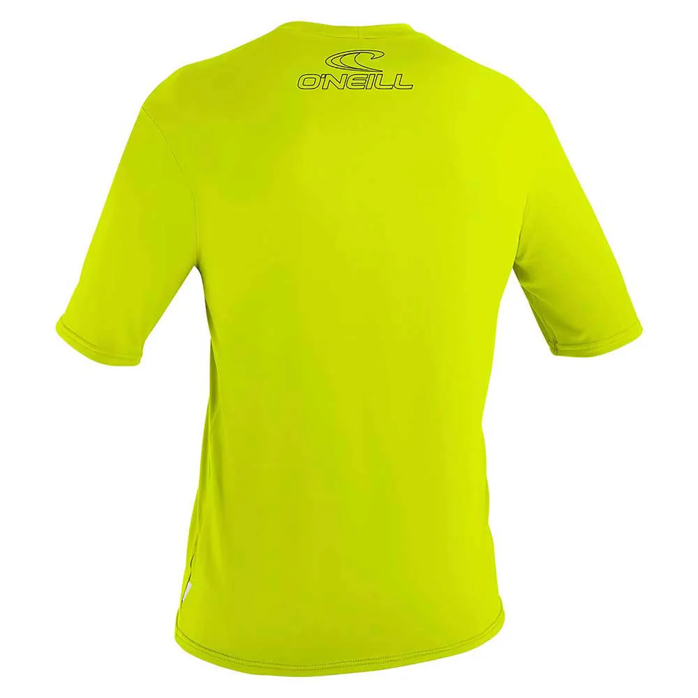 O'Neill Youth Basic Skins Short Sleeve Sun Shirt - Lime