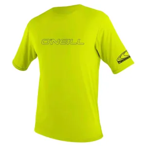 O'Neill Youth Basic Skins Short Sleeve Sun Shirt - Lime