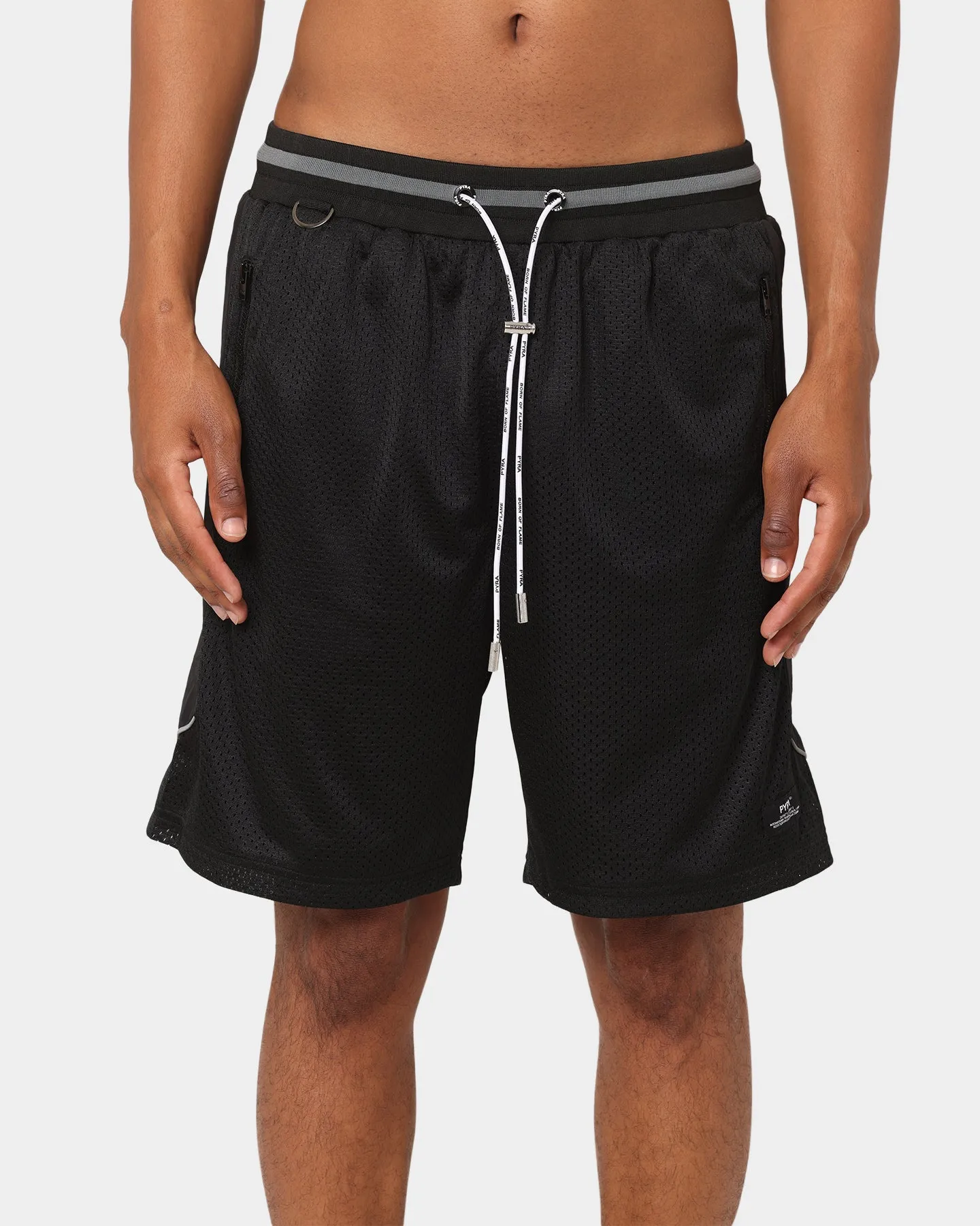 PYRA Nero Mesh Shorts Black