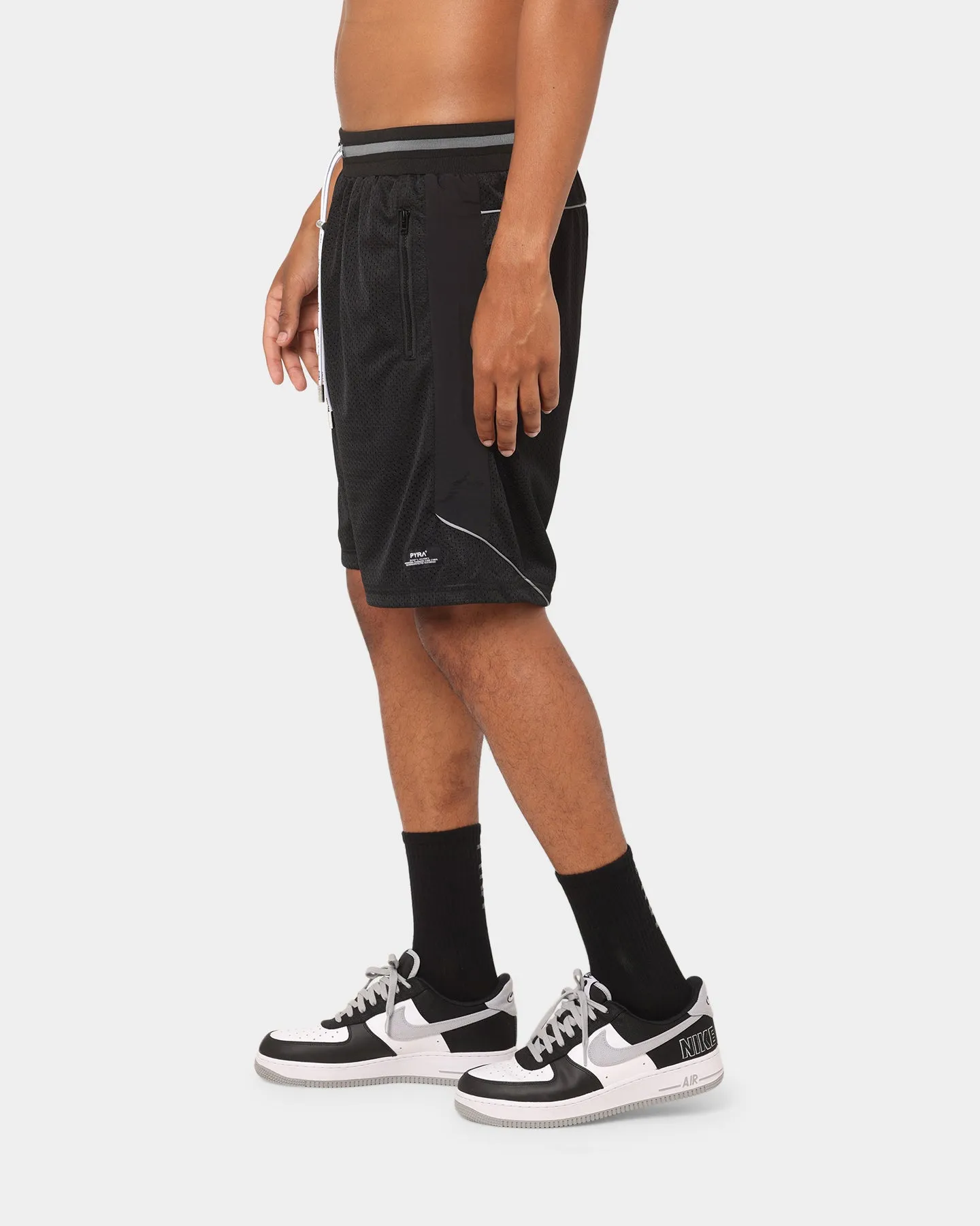PYRA Nero Mesh Shorts Black
