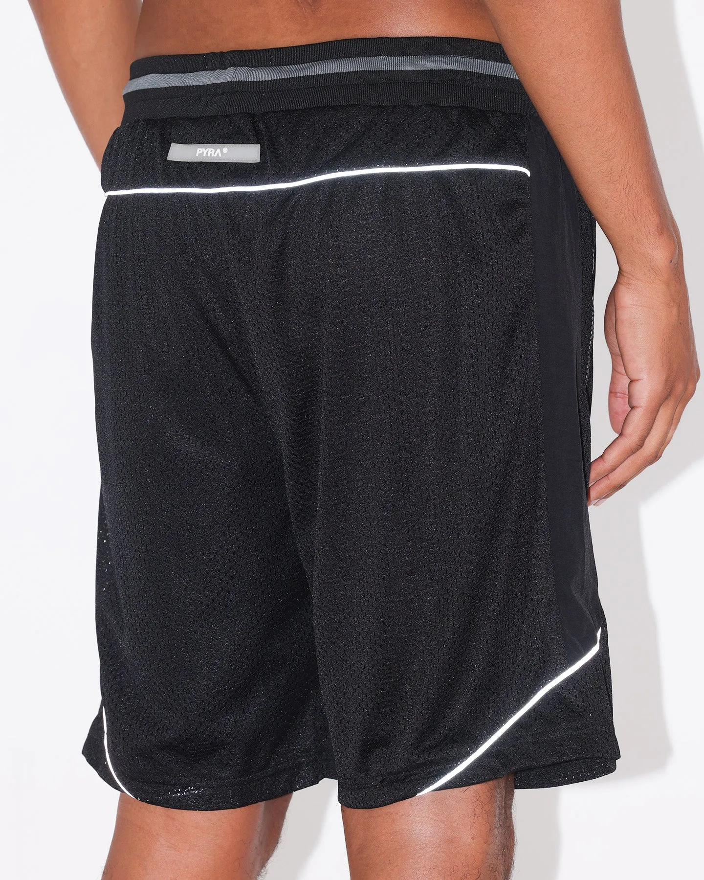 PYRA Nero Mesh Shorts Black