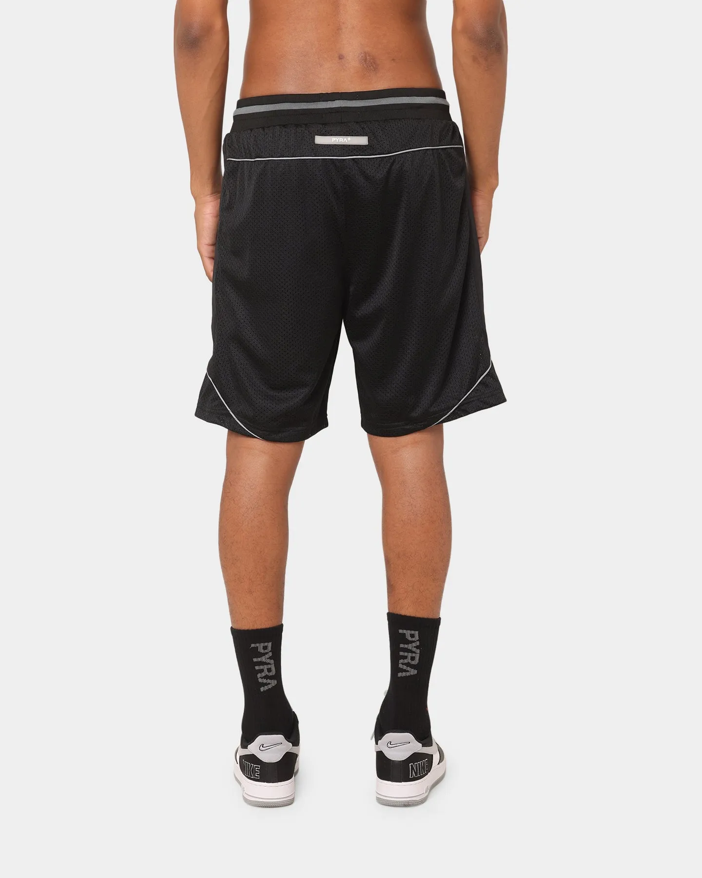 PYRA Nero Mesh Shorts Black