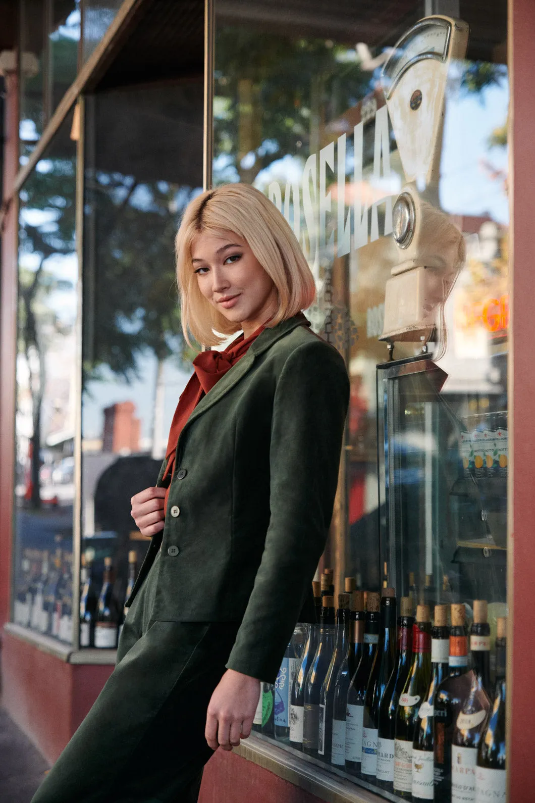 Rachel Velvet Blazer