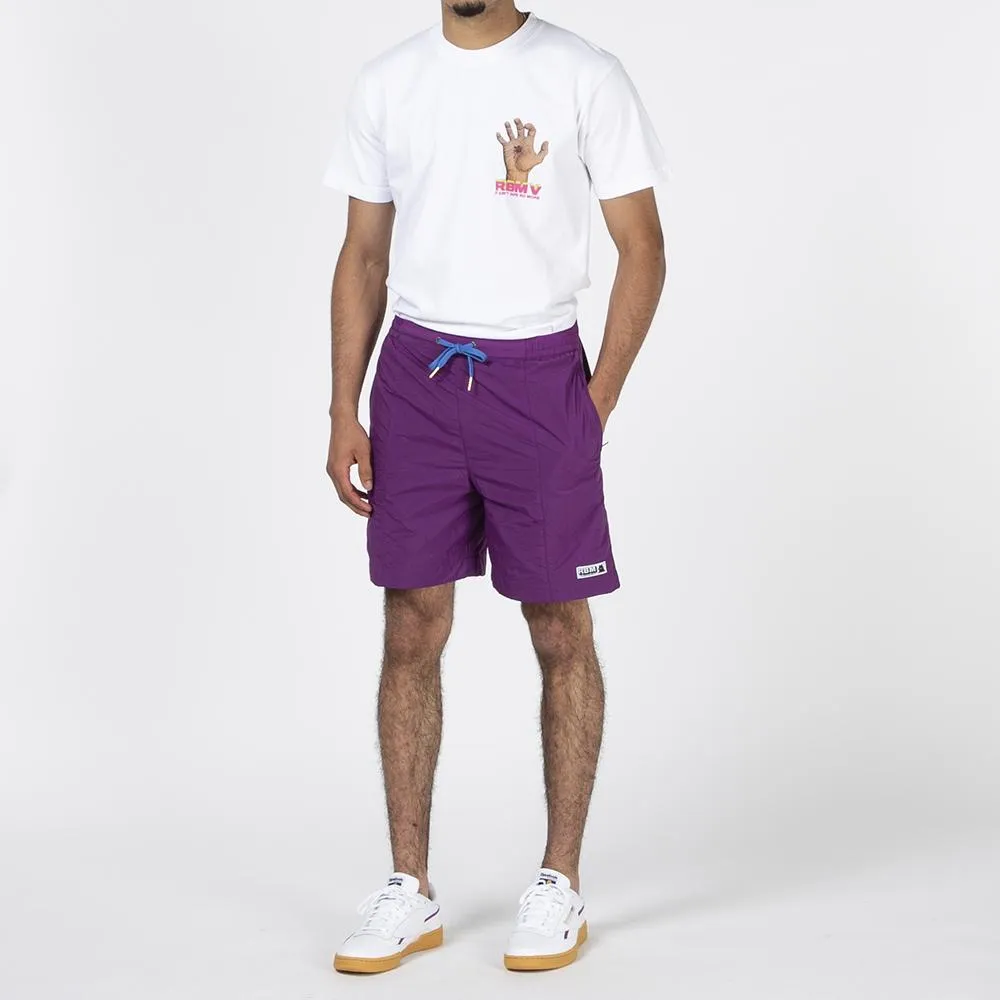 Real Bad Man Jungle Shorts / Purple