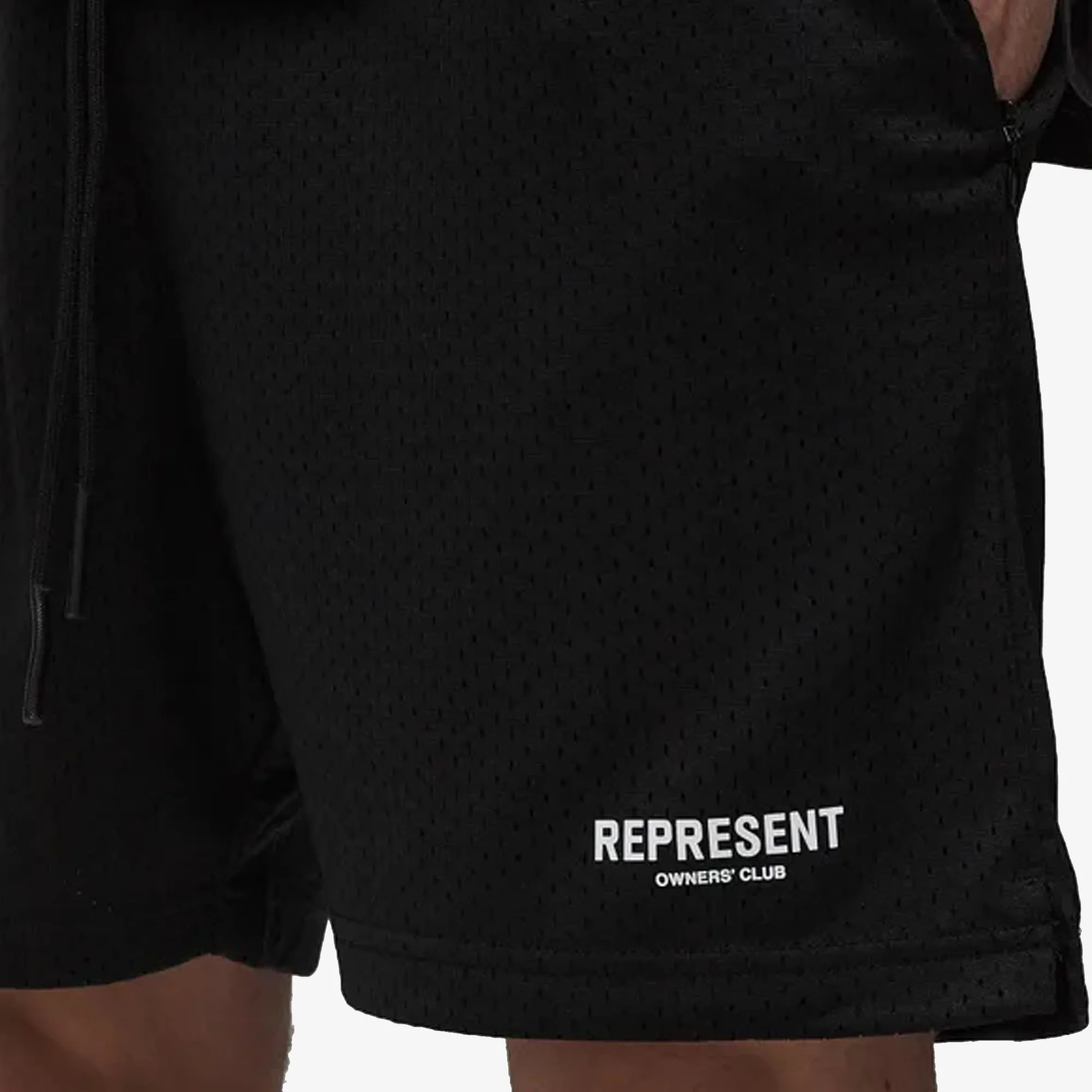 Represent | OWNERS CLUB MESH SHORT  { BLACK