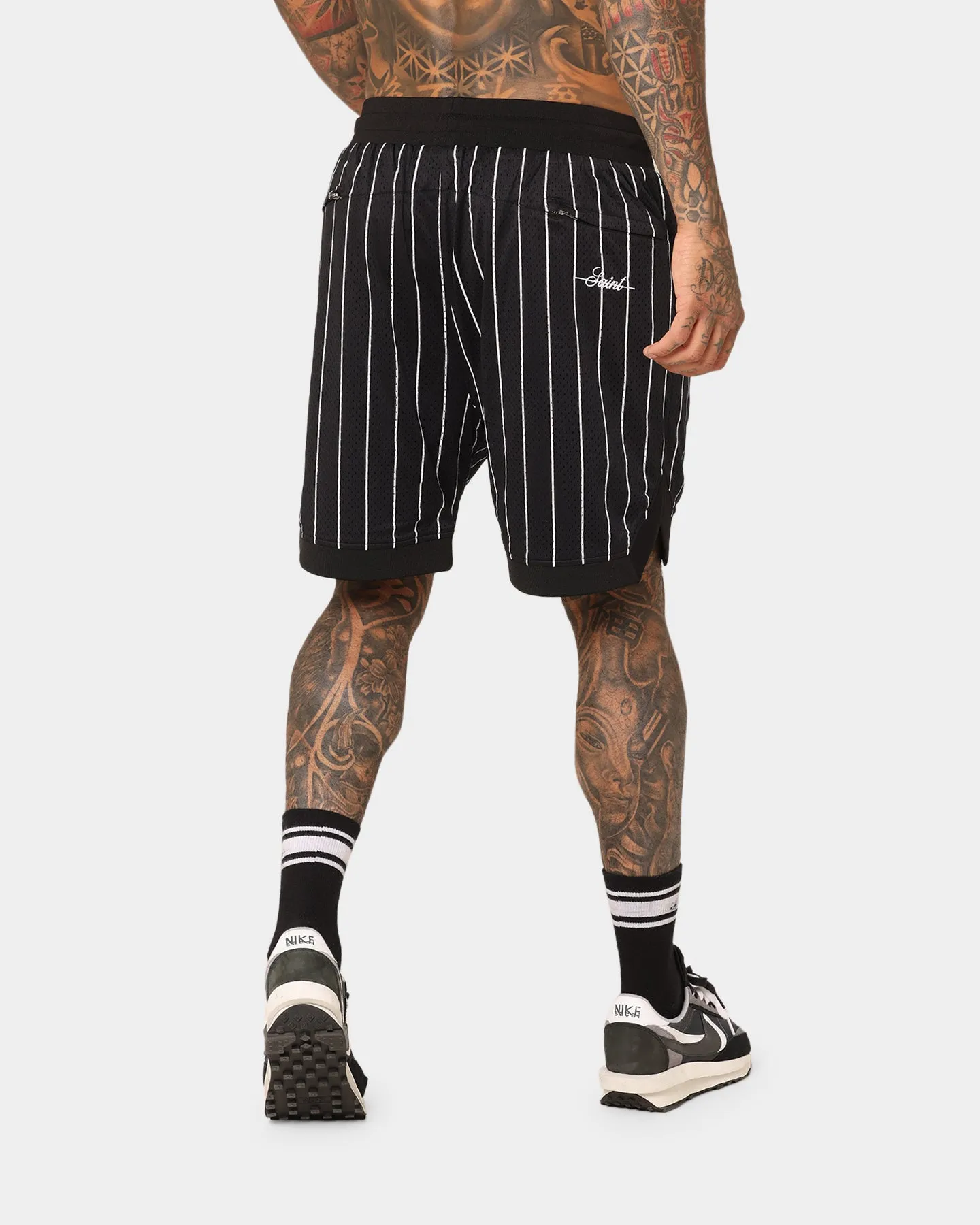 Saint Morta Exhibition Basketball Shorts Black