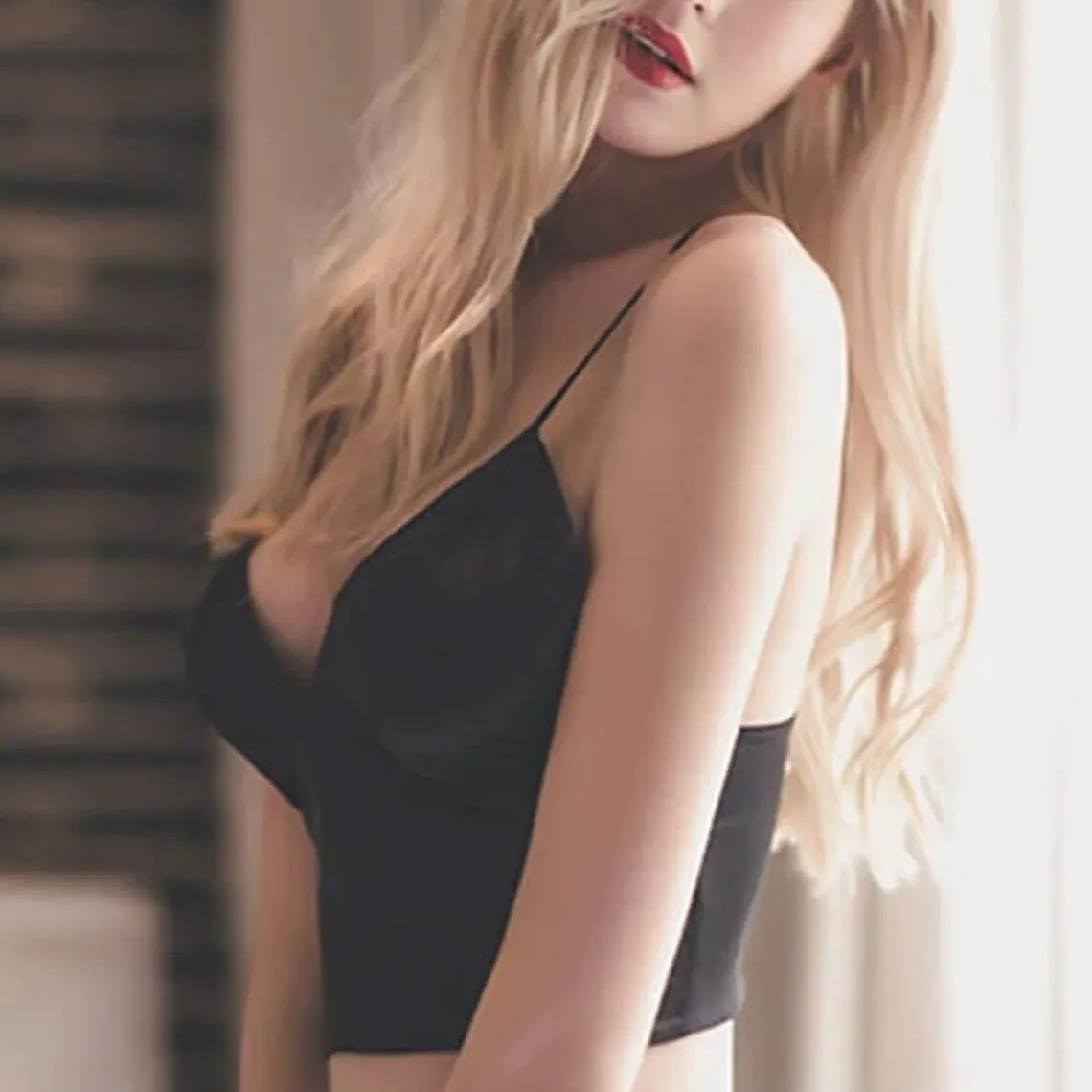 Satin Crop Tops Underwire Bralette Top