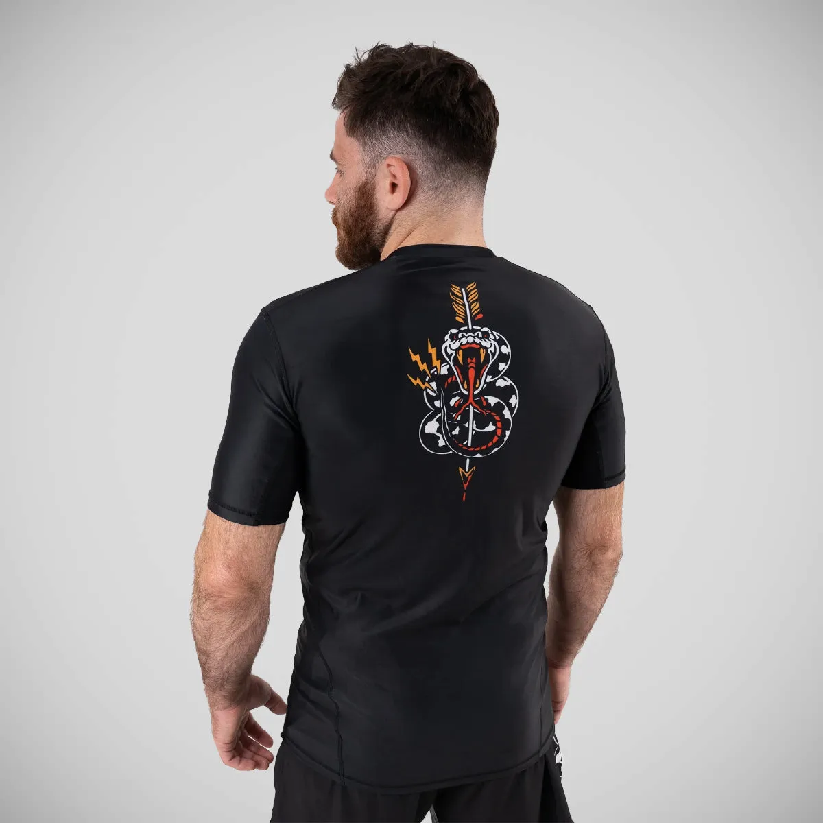 Scramble or Dead Rash Guard - Black/Orange