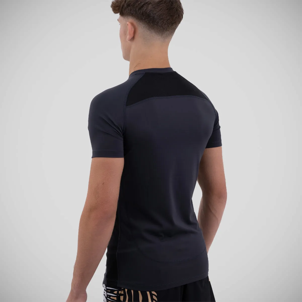 Scramble Shinobi Short Sleeve Rash Guard Black