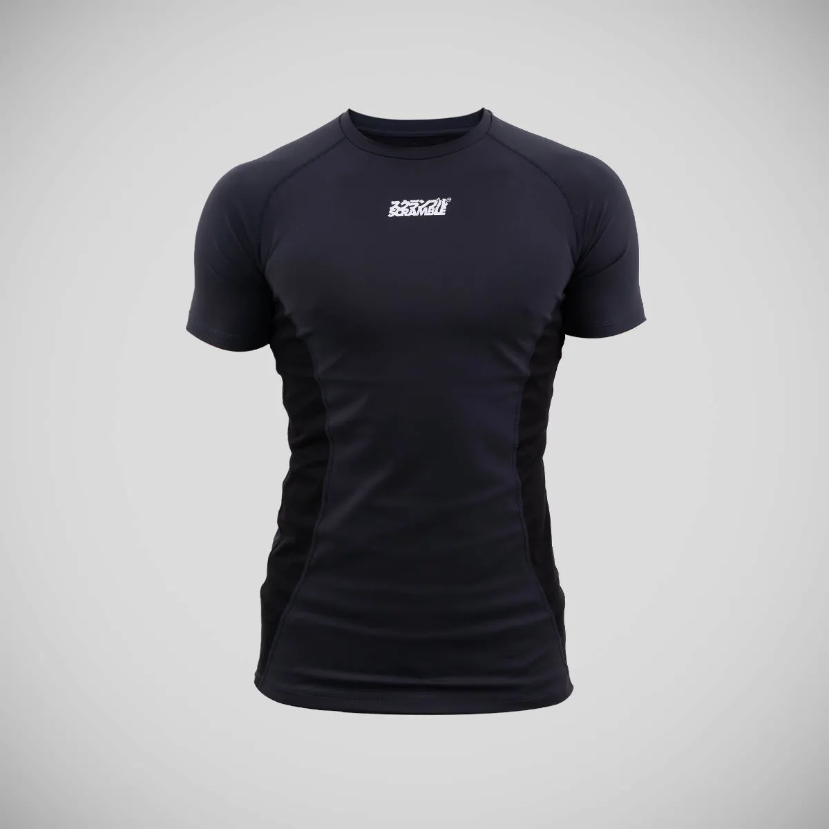 Scramble Shinobi Short Sleeve Rash Guard Black