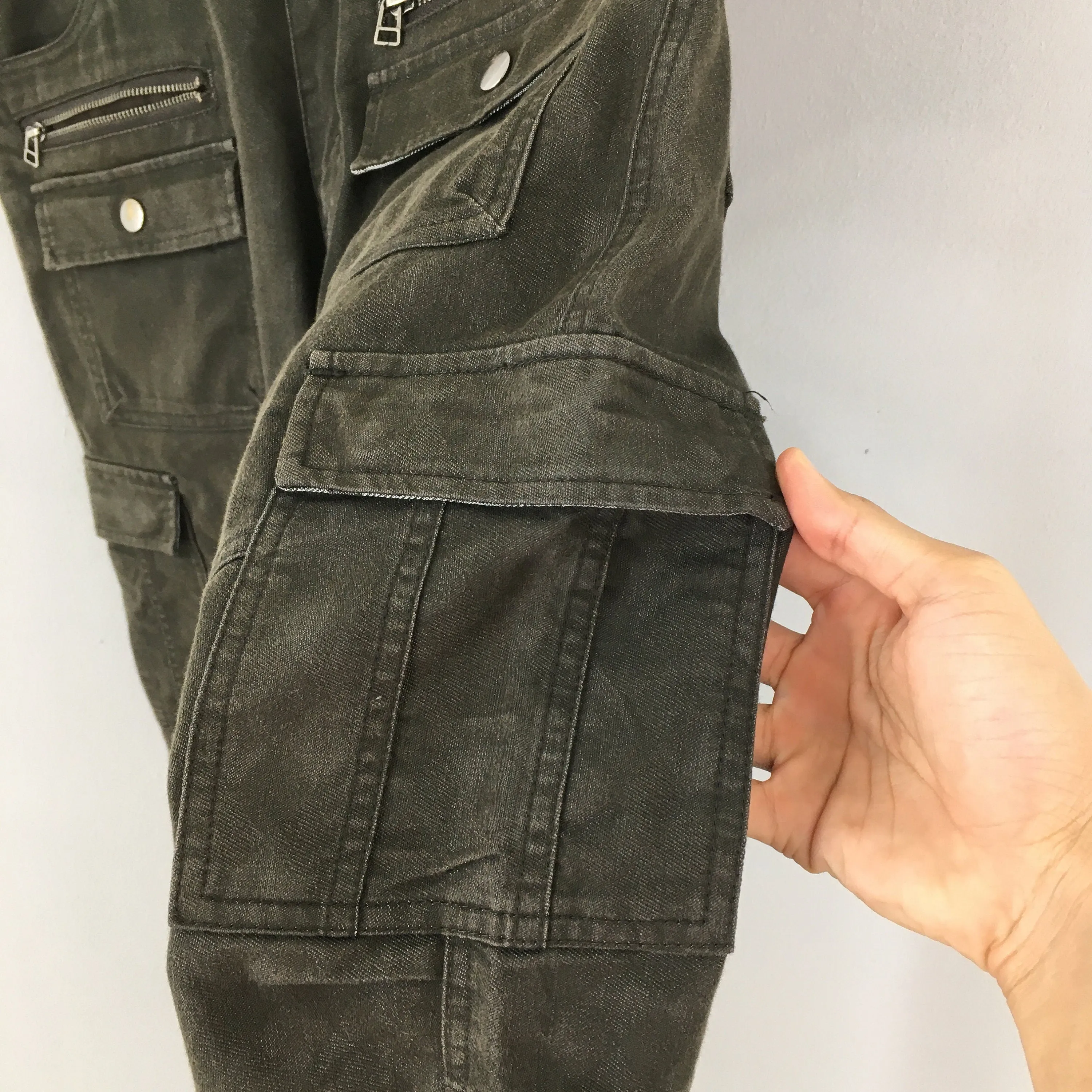 Semantic Design Denim Cargo Pants Size 30x31