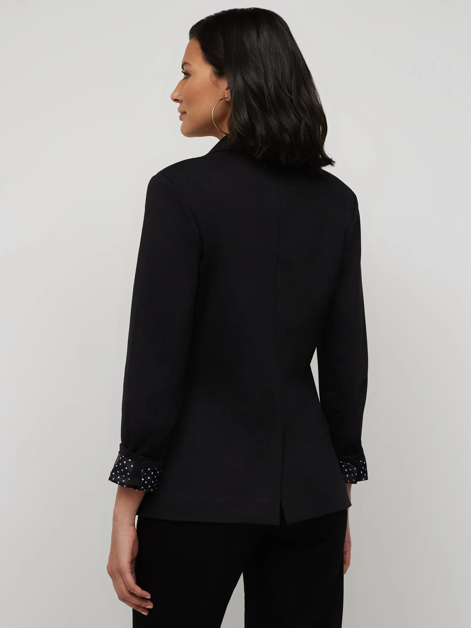 Single-Button Ponte Blazer - Superflex