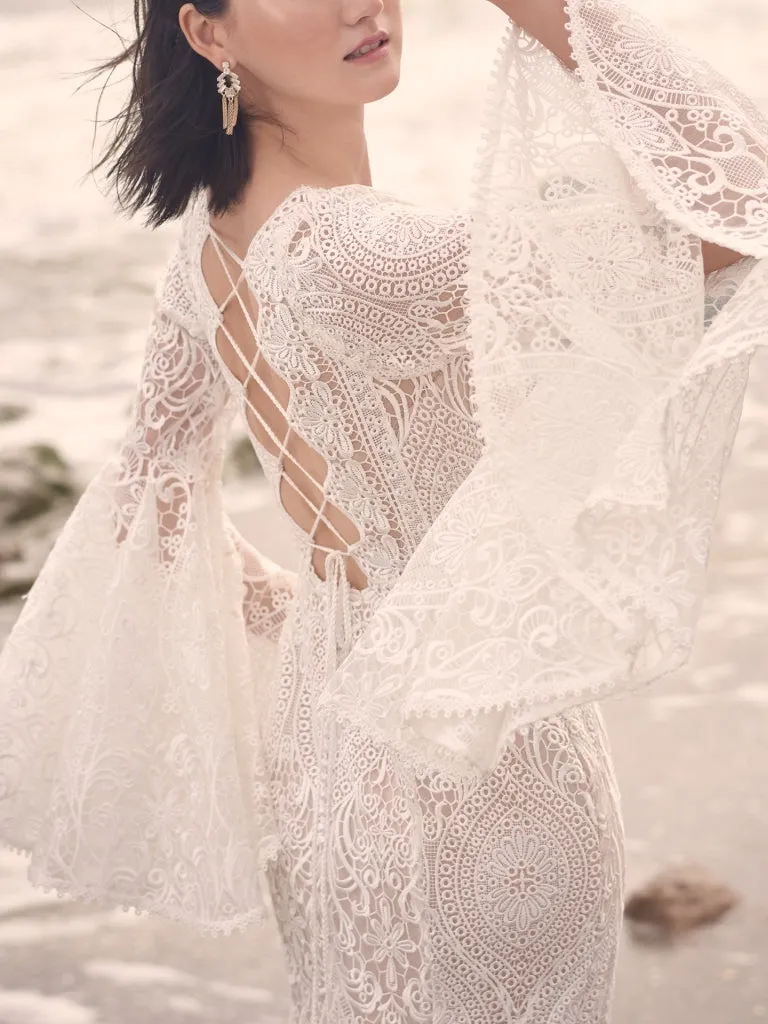 Sottero and Midgley Benson Detachable Long Bell Sleeves - Sample Sale