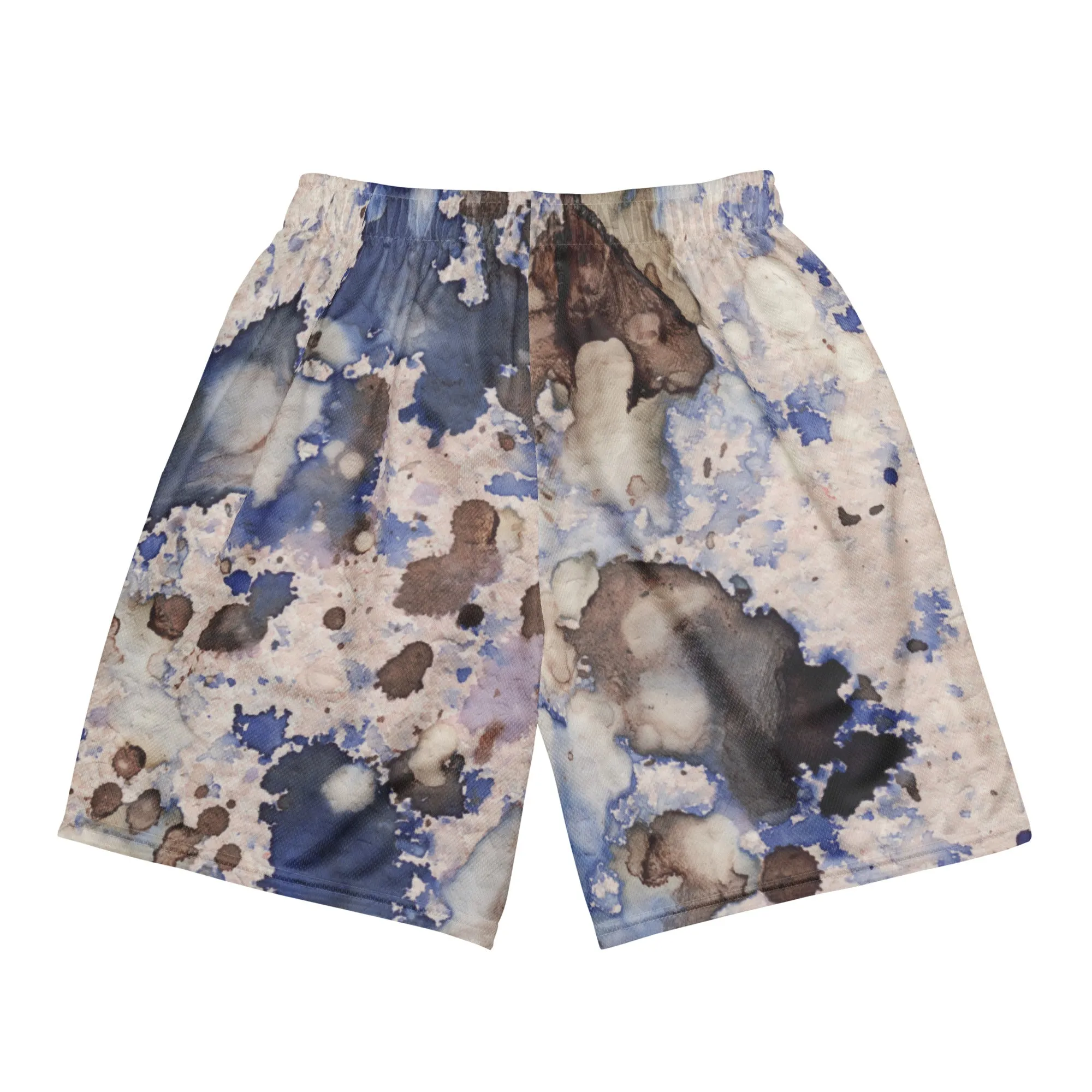 Splash Print Mesh Shorts