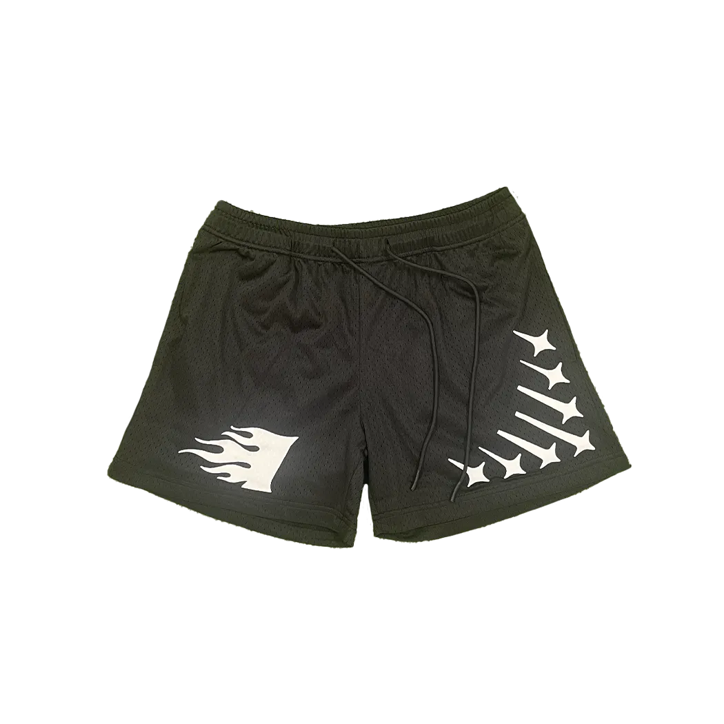 Staple Mesh Shorts Black