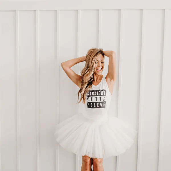 Straight Outta Relevé Muscle Tank