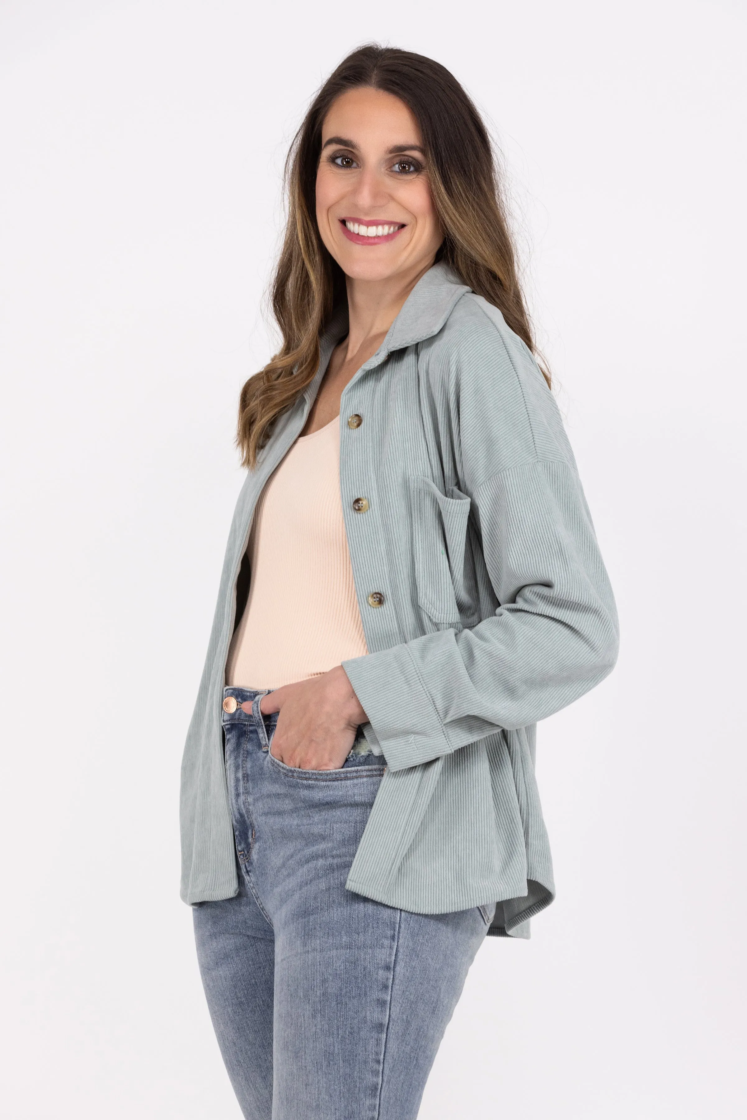 Tangle Of Cords Shacket * Final Sale*