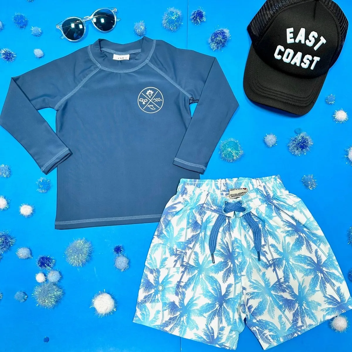 TROPICAL LONG SLEEVE RASH GUARD