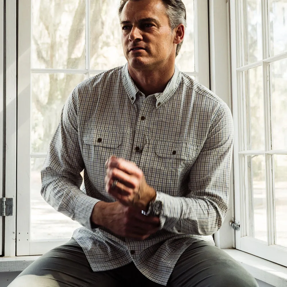 TSG Brooks Bamboo Long Sleeve Shirt (Birch Plaid)