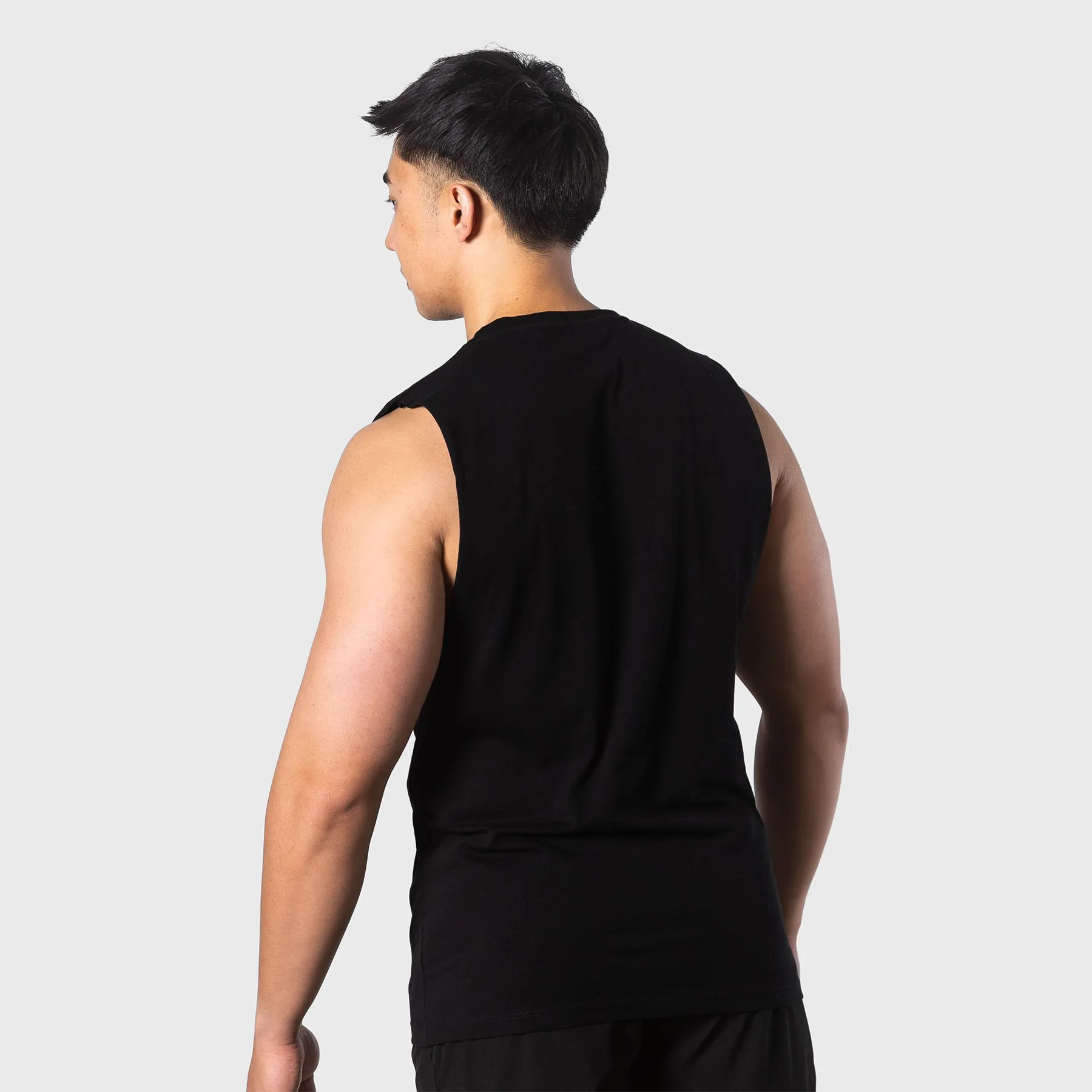 TWL - MEN'S EVERYDAY MUSCLE TANK - BLACK/WHITE