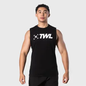 TWL - MEN'S EVERYDAY MUSCLE TANK - BLACK/WHITE