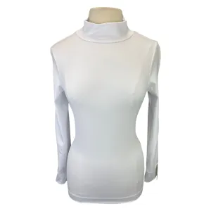 Two Bits Equestrian 'The Mockneck' in White - Women's Medium