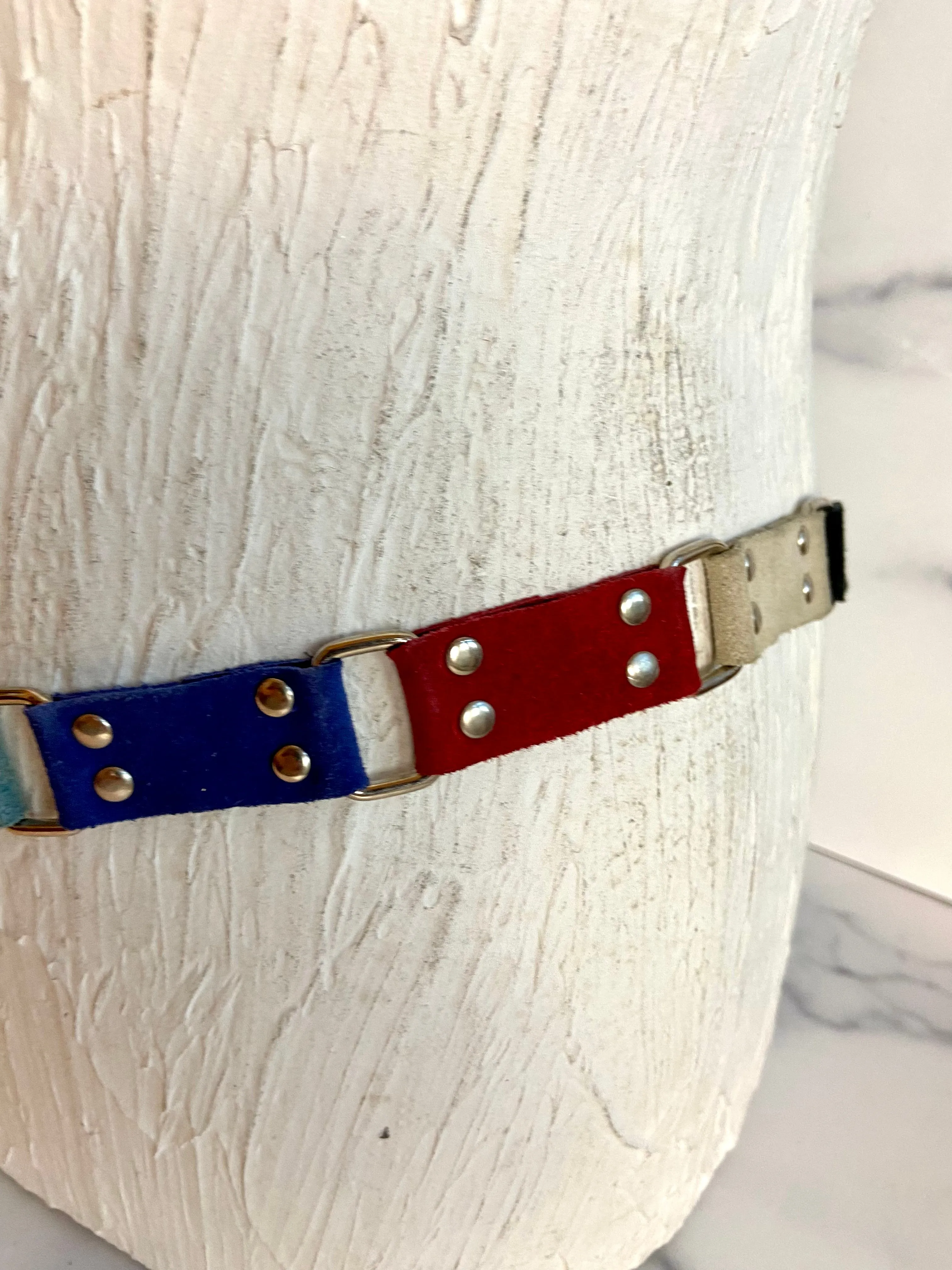 Waist colored belt