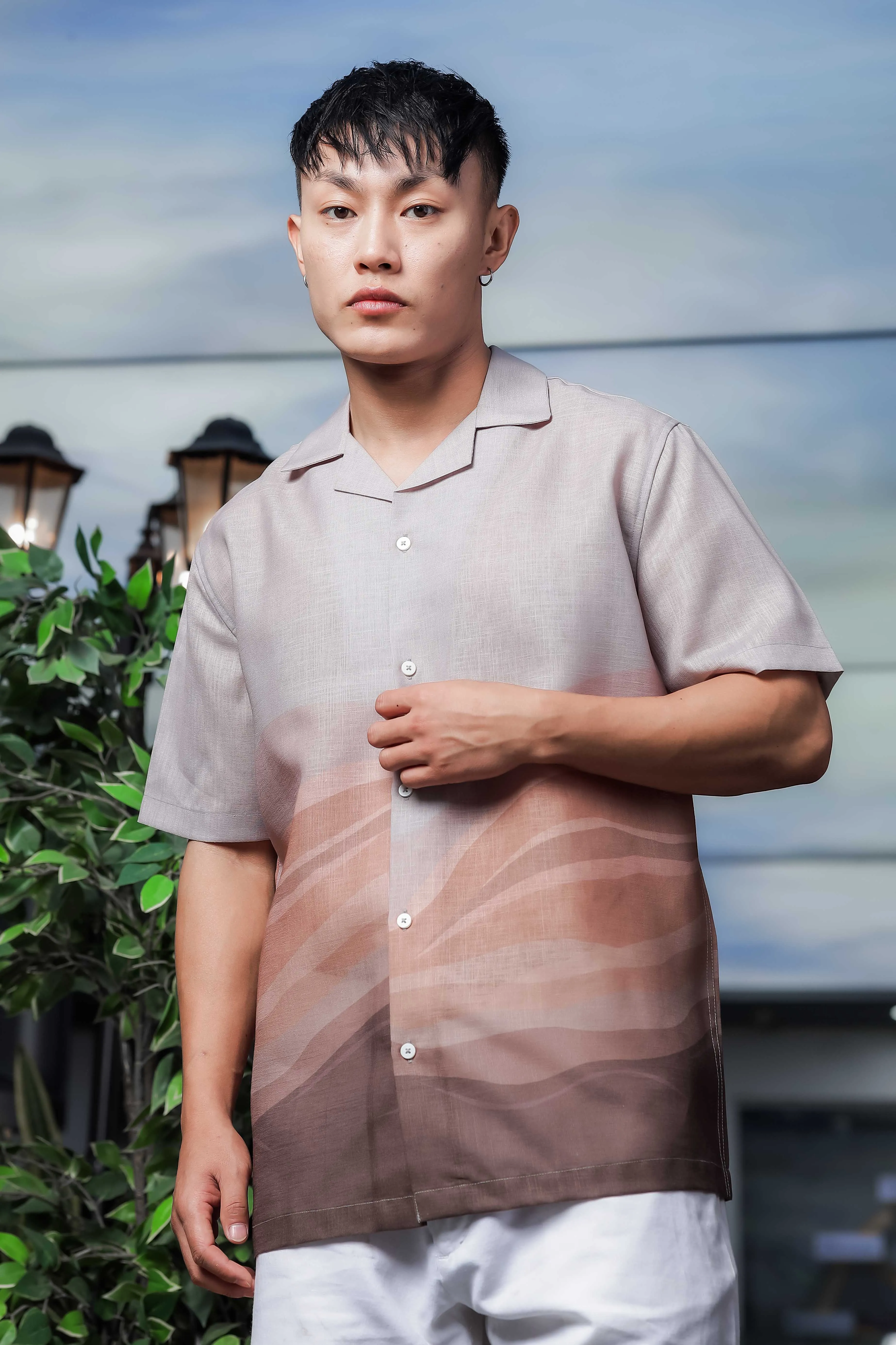 WAVE CUBAN SHIRT