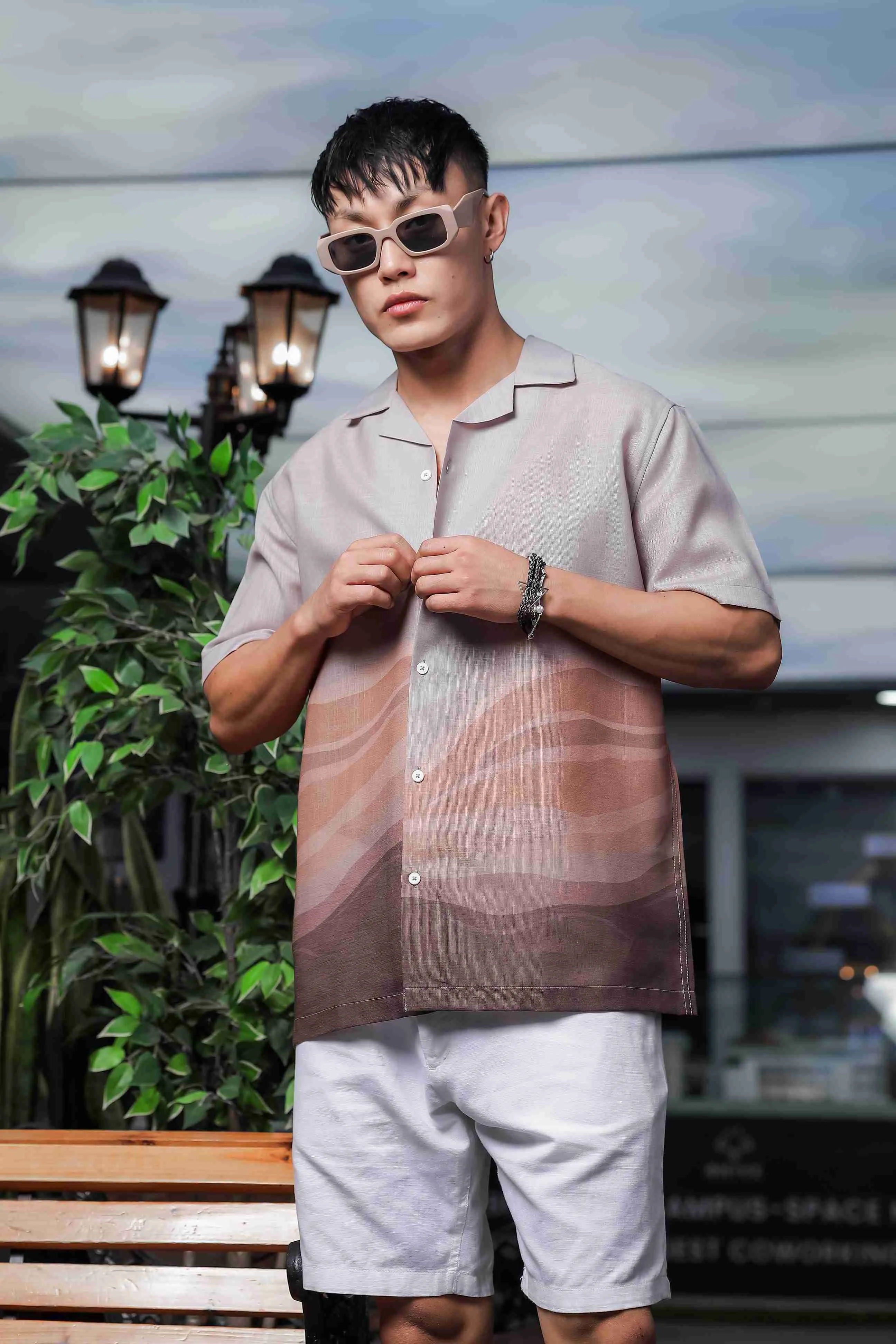 WAVE CUBAN SHIRT