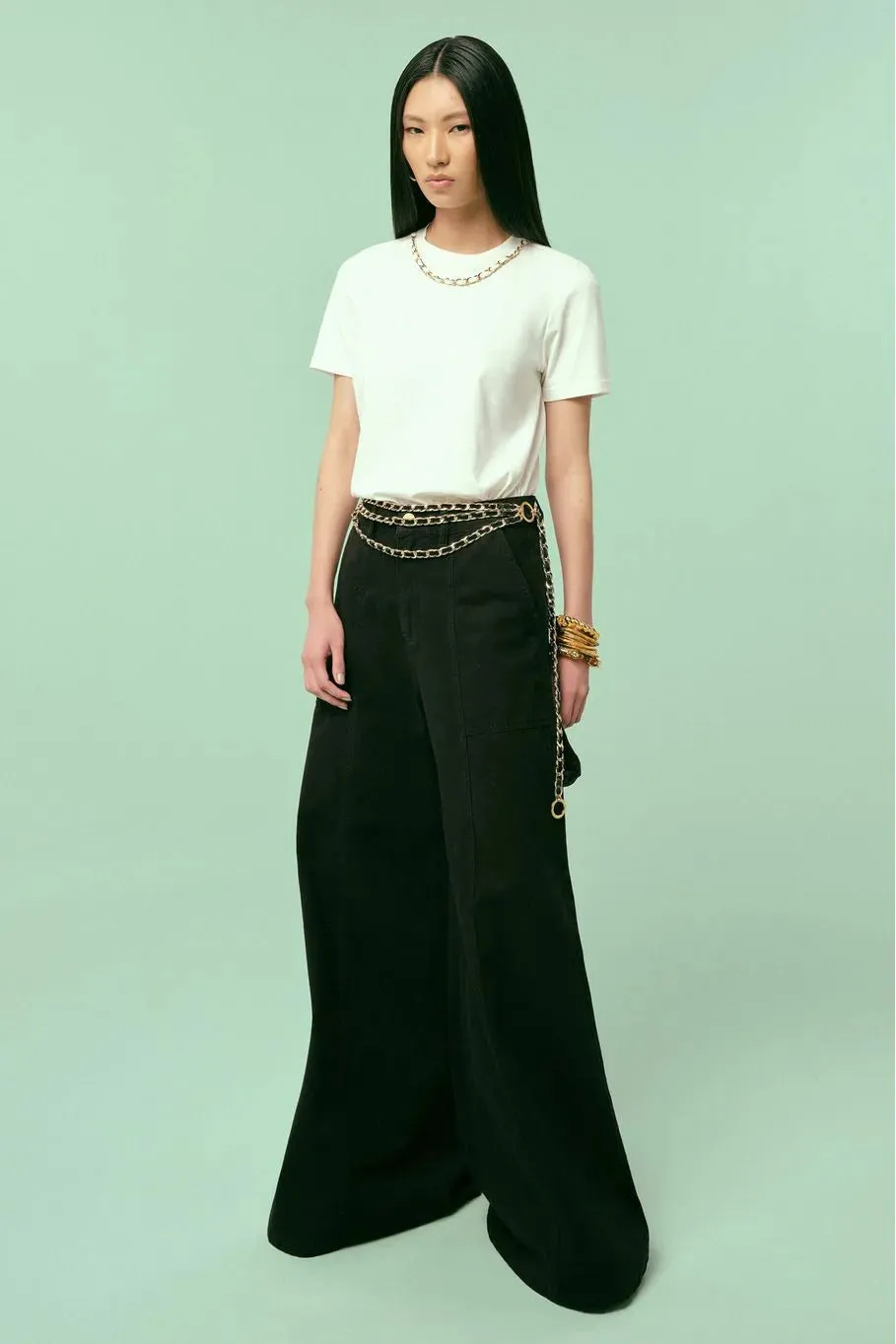 Wide Leg Cargo Pants