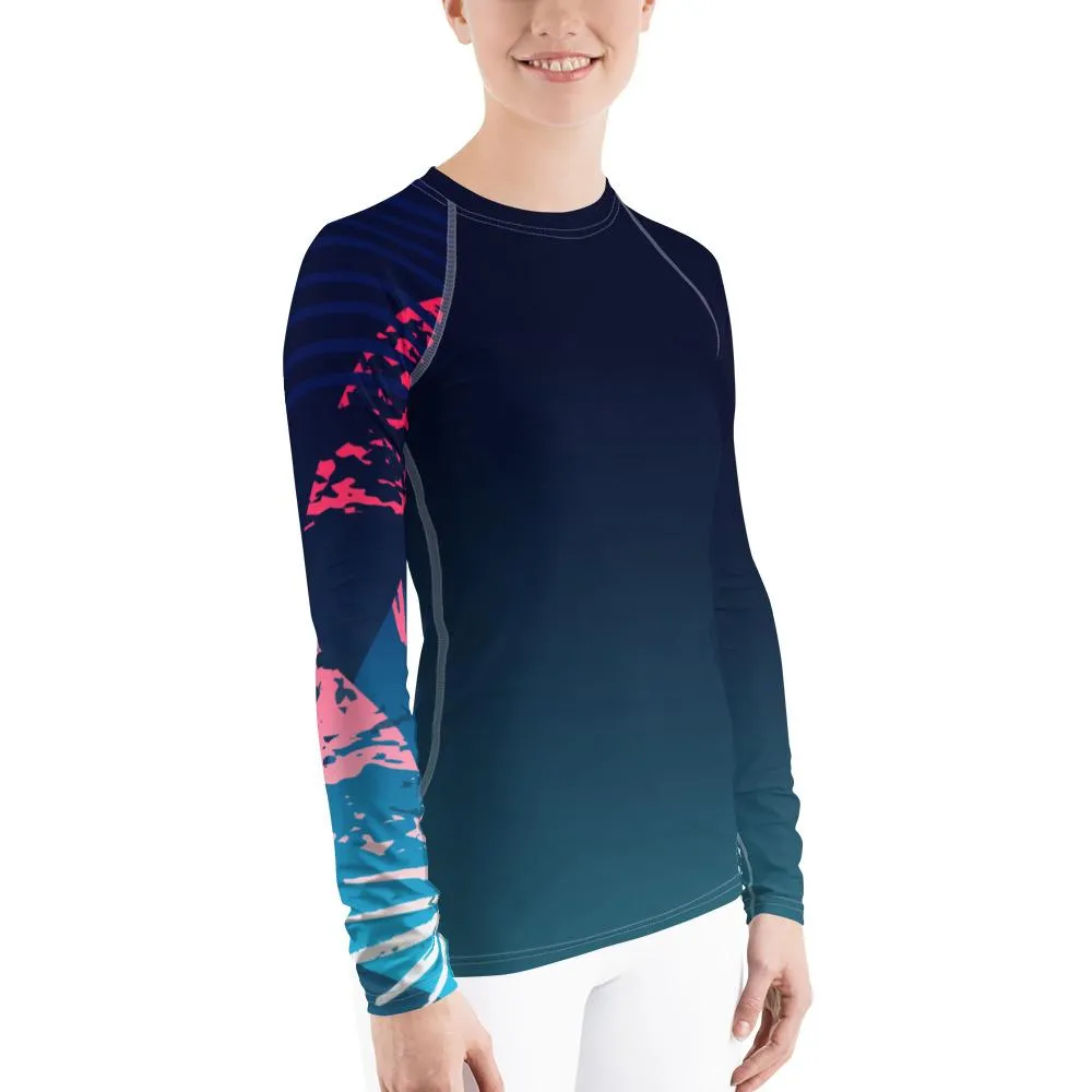 Women's Victory Sleeve Performance Rash Guard UPF 40 
