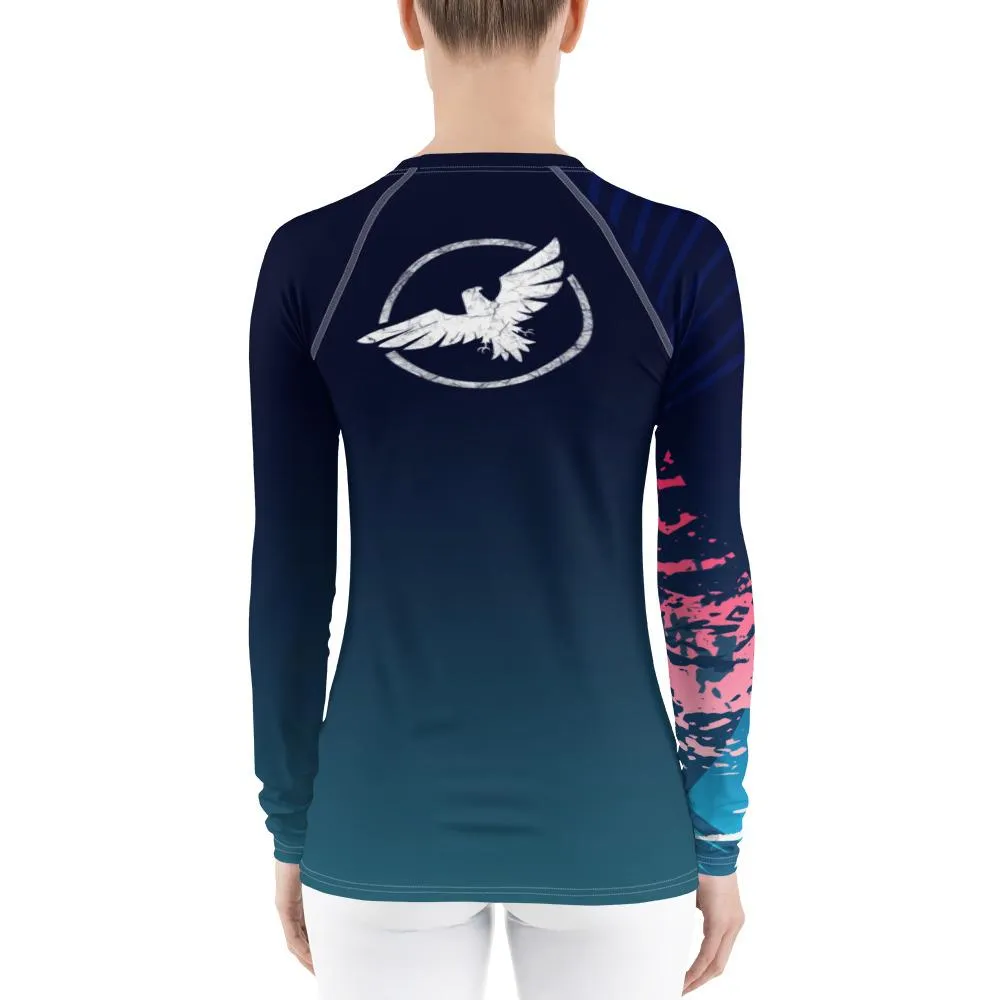 Women's Victory Sleeve Performance Rash Guard UPF 40 